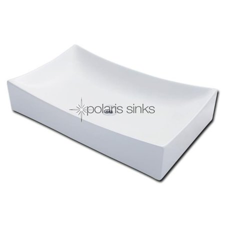 POLARIS SINKS Polaris Sink P033VW White Procelain Vessel Sink P033VW